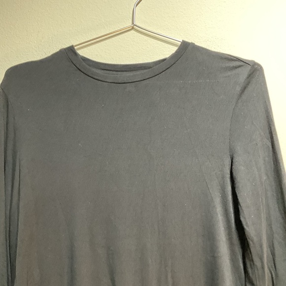 Abound Boat Neck, Bell Striped Sleeve Long Sleeve Shirt. Size XS. Soft Fabric - Picture 7 of 12